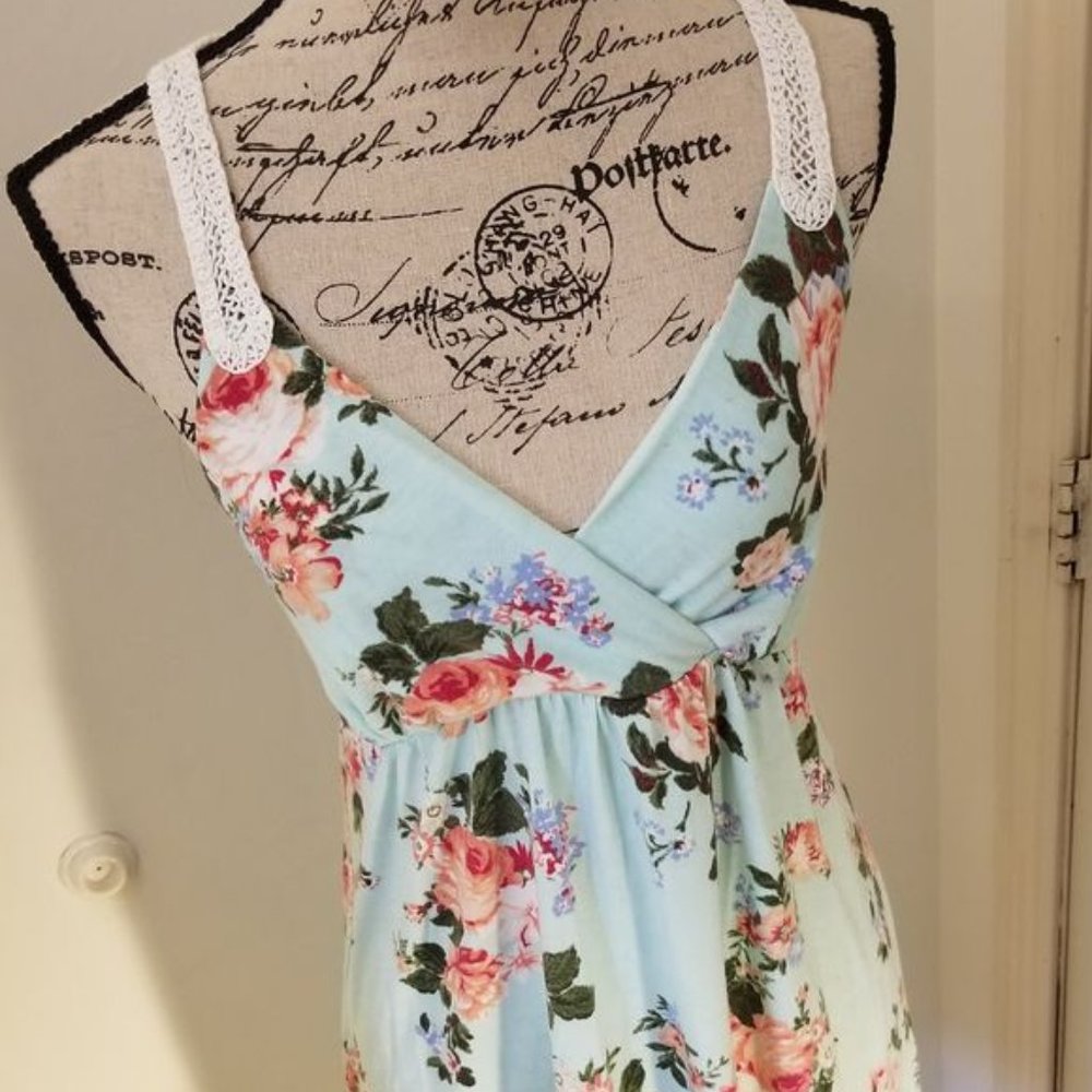Casual Floral Midi Dress